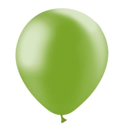 Groene Ballonnen Metallic 30cm 10st - Partywinkel - 8436540892201