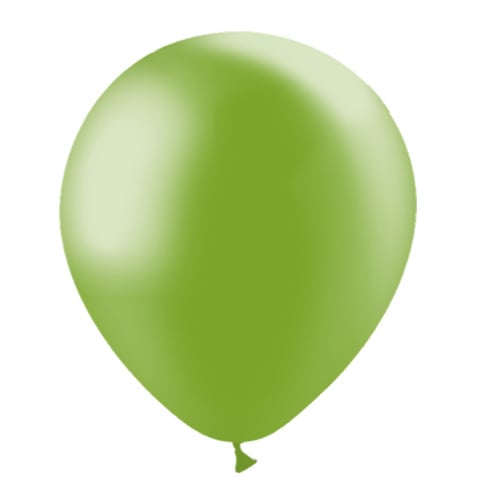 Groene Ballonnen Metallic 30cm 10st - Partywinkel - 8436540892201