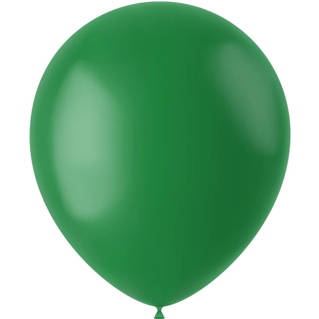Groene Ballonnen Pine Green 33cm 100st van Folat koop je bij Partywinkel