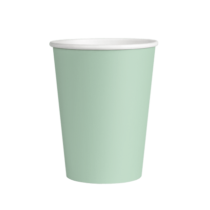 Groene Bekers 7cm 8st van Paper Dreams koop je bij Partywinkel
