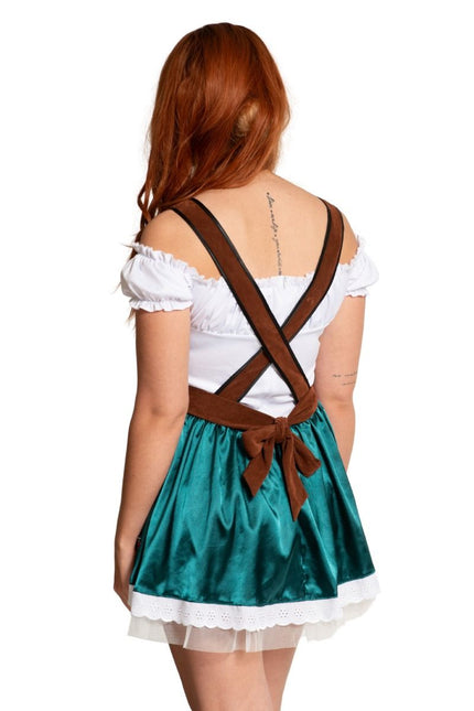 Groene Dirndl Jurk Oktoberfest Fay van Partychimp koop je bij Partywinkel