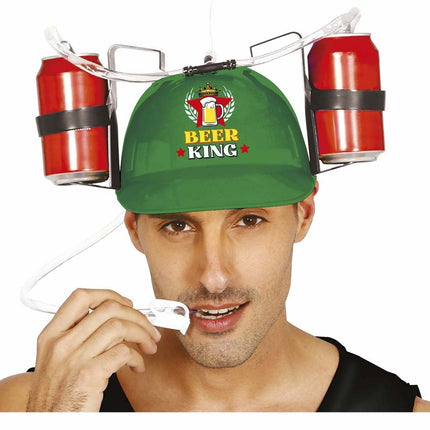 Groene Helm Bierkoning van Fiestas Guirca koop je bij Partywinkel