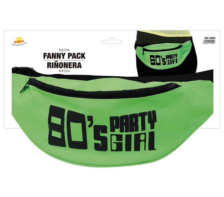 Groene Heuptasje 80'S Party Girl van Fiestas Guirca koop je bij Partywinkel