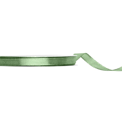 Groene Lint 6Mm Sage 25m van Partydeco koop je bij Partywinkel