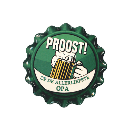 Groene Onderzetters Opa 11cm van Paper Dreams koop je bij Partywinkel