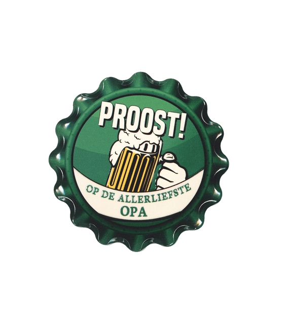 Groene Onderzetters Opa 11cm van Paper Dreams koop je bij Partywinkel