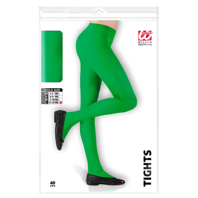 Groene Panty Kind van Widmann koop je bij Partywinkel