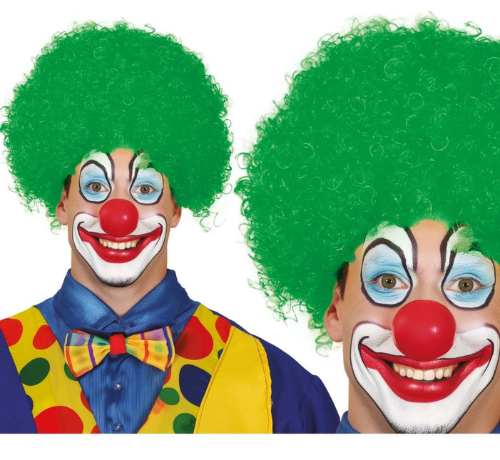 Groene Pruik Krullen van Fiestas Guirca koop je bij Partywinkel