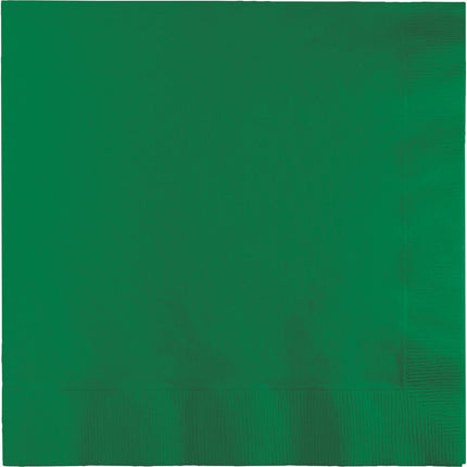 Groene Servetten 2 - Laags 33cm 20st van Creative Converting koop je bij Partywinkel