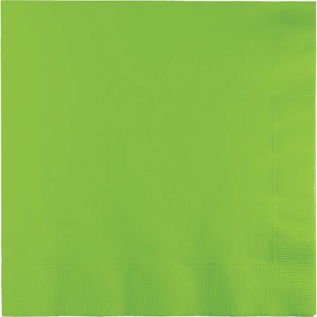 Groene Servetten 33cm 50st van Creative Converting koop je bij Partywinkel