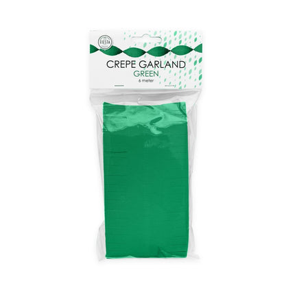 Groene Slingers Crepe 6m - Partywinkel - 5712735011552