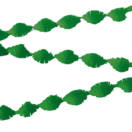 Groene Slingers Crepe 6m - Partywinkel - 5712735011552