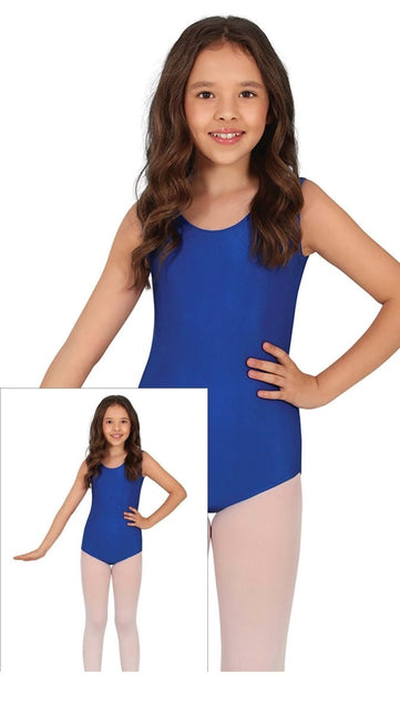 Gympakje Blauw Meisje Mouwloos van Fiestas Guirca koop je bij Partywinkel