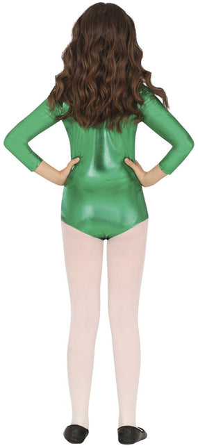 Gympakje Groen Meisje Metallic van Fiestas Guirca koop je bij Partywinkel
