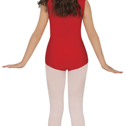 Gympakje Rood Meisje Mouwloos van Fiestas Guirca koop je bij Partywinkel