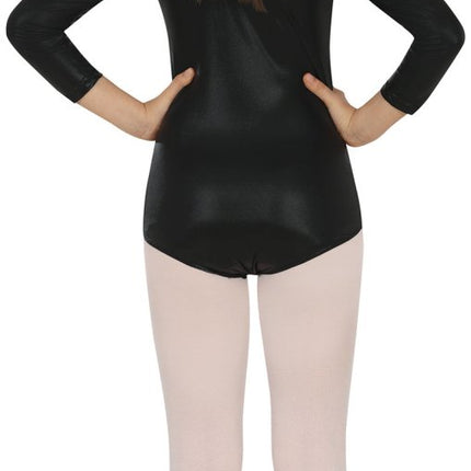 Gympakje Zwart Meisje Metallic van Fiestas Guirca koop je bij Partywinkel