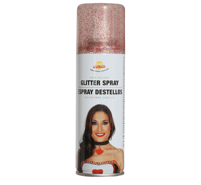 Haar Spray Glitter Rood 125ml van Fiestas Guirca koop je bij Partywinkel