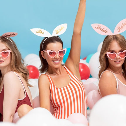 Haarbanden Bride Babes 6st van Partydeco koop je bij Partywinkel