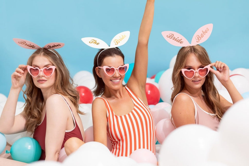 Haarbanden Bride Babes 6st van Partydeco koop je bij Partywinkel