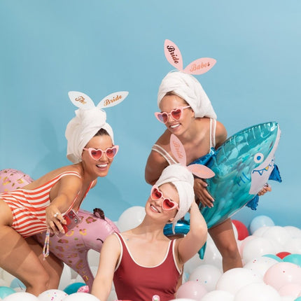 Haarbanden Bride Babes 6st van Partydeco koop je bij Partywinkel