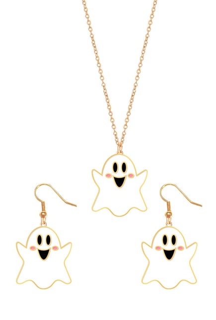 Halloween Accessoireset Ketting En Oorbellen Spook van Fiestas Guirca koop je bij Partywinkel