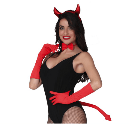 Halloween Accessoiresset Duivel 3 delig van Fiestas Guirca koop je bij Partywinkel