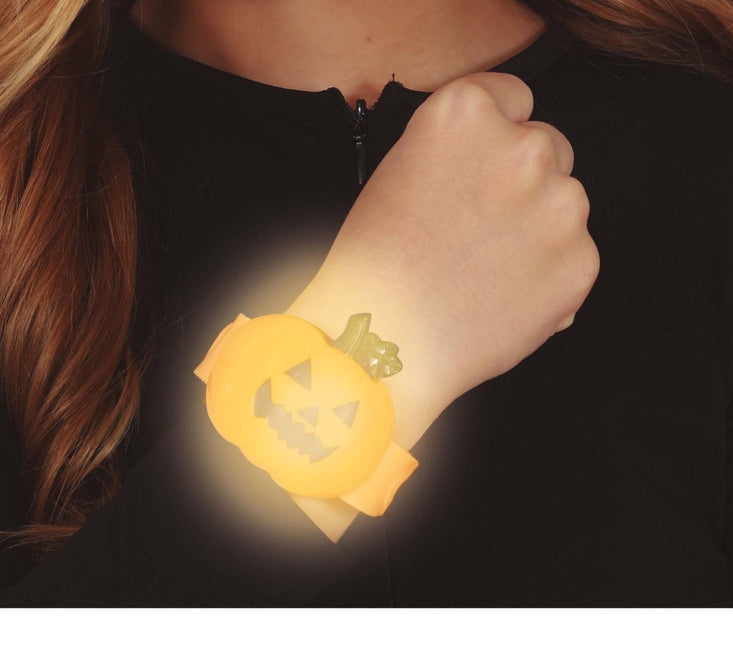 Halloween Armband Pompoen van Fiestas Guirca koop je bij Partywinkel