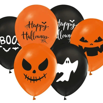 Halloween Ballonnen 30,5cm 8st van WeFiesta koop je bij Partywinkel