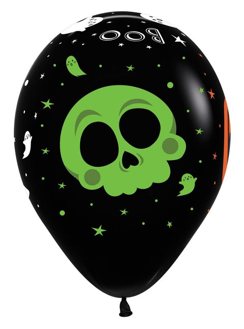 Halloween Ballonnen 30cm 25st van Sempertex koop je bij Partywinkel