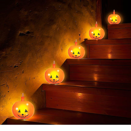 Halloween Ballonnen Met Licht 5st - Partywinkel - 8434077315071