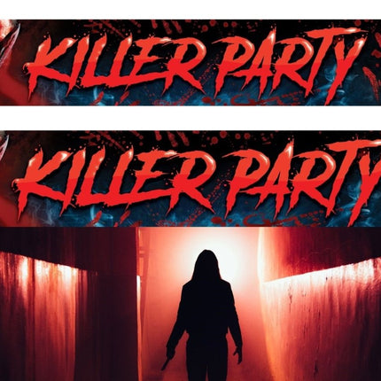 Halloween Banner Killer Party - Partywinkel - 8434077268414