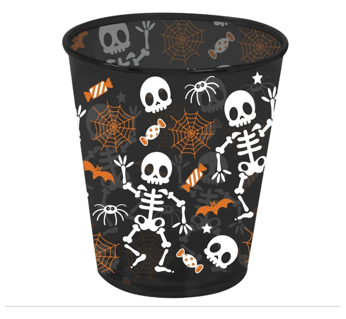 Halloween Beker Skelet 10cm - Partywinkel - 8434077268506