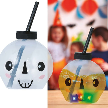 Halloween Beker Skelet 17cm van Fiestas Guirca koop je bij Partywinkel