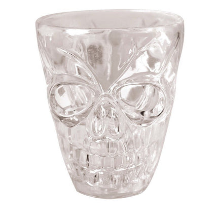Halloween Bekers Doodshoofd 4st van Fiestas Guirca koop je bij Partywinkel