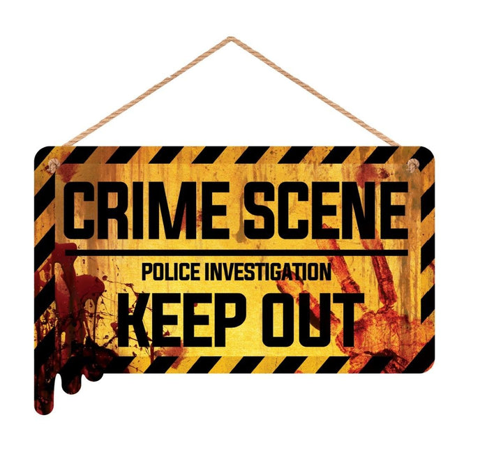 Halloween Bord Crime Scene 35cm - Partywinkel - 8434077268438