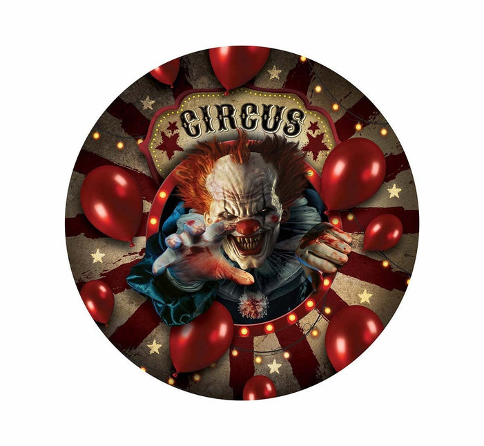 Halloween Borden Clown 23cm 6st van Fiestas Guirca koop je bij Partywinkel