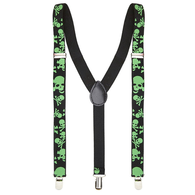 Halloween Bretels Schedels van Widmann koop je bij Partywinkel