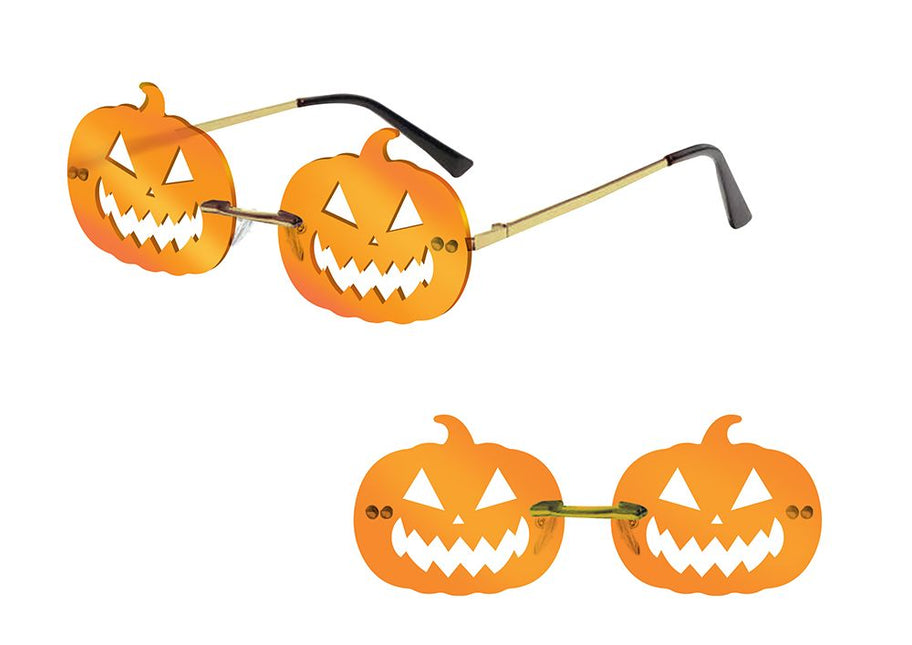 Halloween Bril Oranje Pompoenen - Partywinkel - 8434077268605