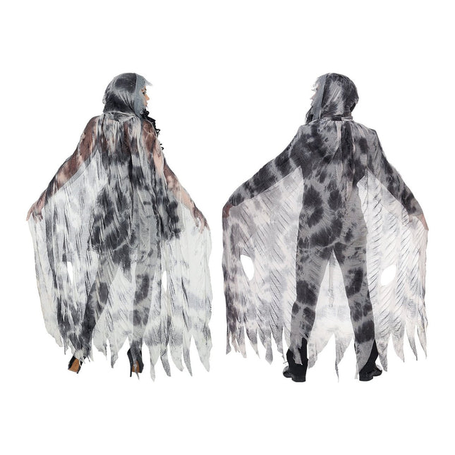 Halloween Cape Grijs Geest van Widmann koop je bij Partywinkel