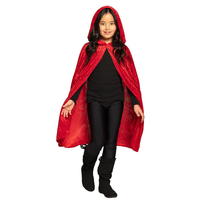 Halloween Cape Rood 1,15m van Boland koop je bij Partywinkel