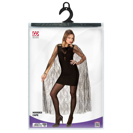 Halloween Cape Spinnenweb 1,4m van Widmann koop je bij Partywinkel