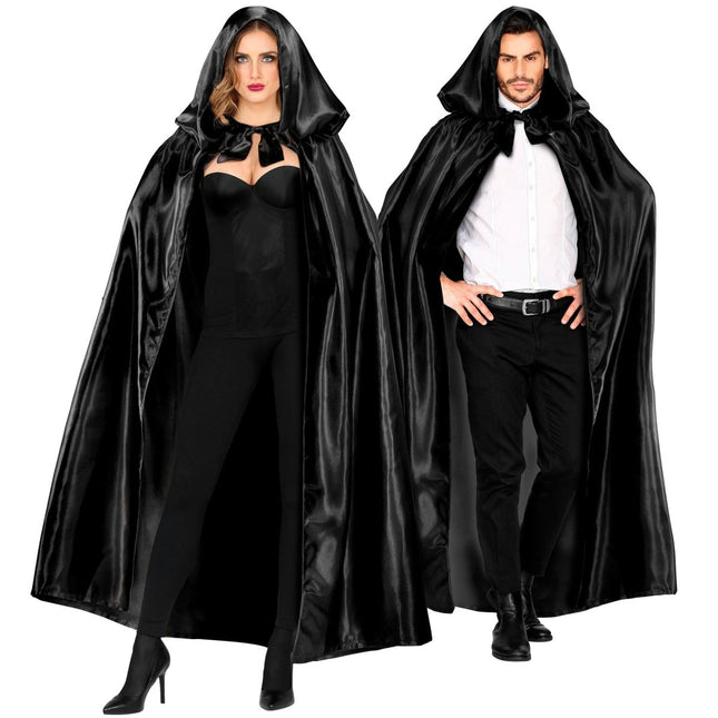Halloween Cape Zwart 1,52m van Widmann koop je bij Partywinkel