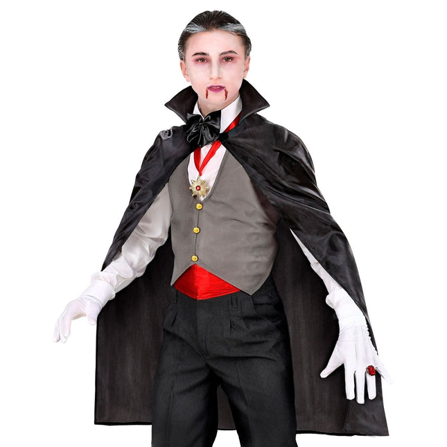 Halloween Cape Zwart Kind 90cm van Widmann koop je bij Partywinkel