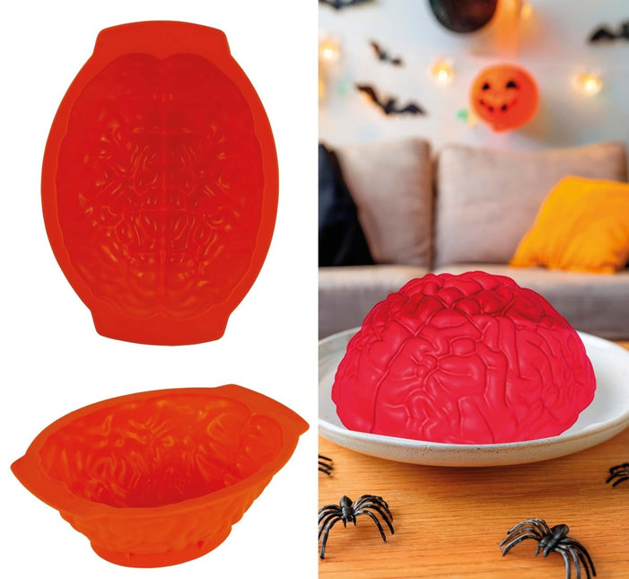 Halloween Chocolade Vorm Hersenen 24cm van Fiestas Guirca koop je bij Partywinkel