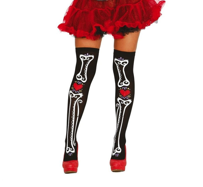 Halloween Day Of The Dead Kousen van Fiestas Guirca koop je bij Partywinkel