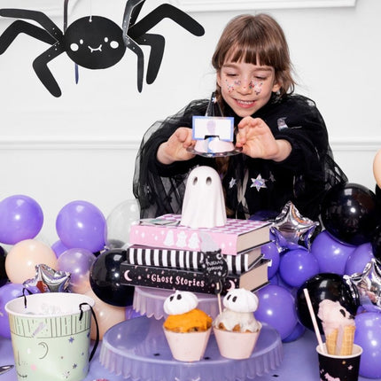 Halloween Decoratie Spinnen 5st van Partydeco koop je bij Partywinkel