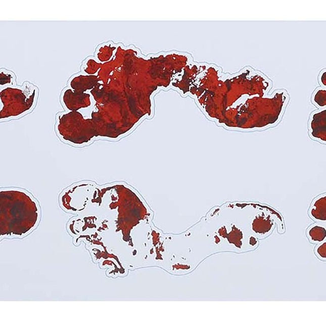 Halloween Decoratie Sticker Voetafdrukken van Fiestas Guirca koop je bij Partywinkel