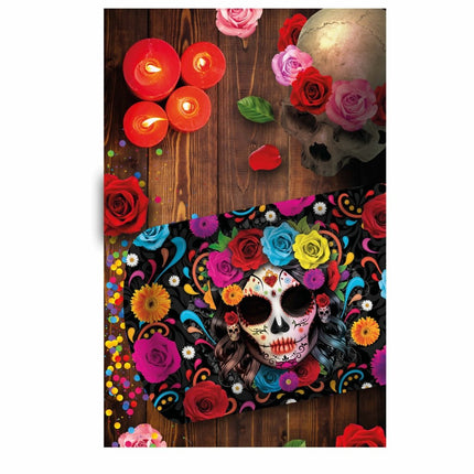 Halloween Dienblad Doodshoofd 39cm van Fiestas Guirca koop je bij Partywinkel