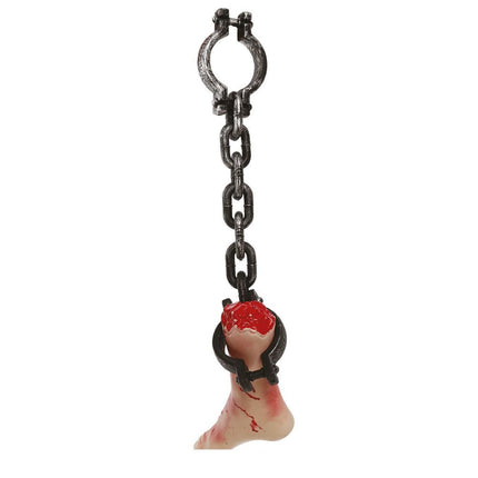 Halloween Geketende Voet 65cm van Fiestas Guirca koop je bij Partywinkel