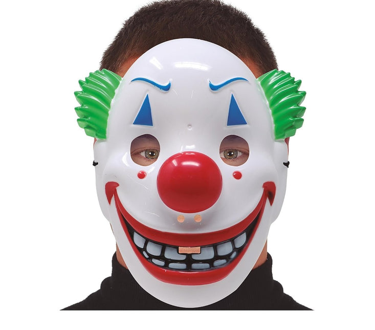Halloween Glimlachend Clown Masker van Fiestas Guirca koop je bij Partywinkel